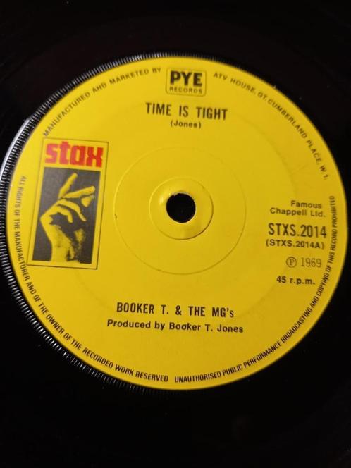 Booker T. & The MG's – Time Is Tight / Soul Limbo" soul funk, Cd's en Dvd's, Vinyl Singles, Zo goed als nieuw, Single, R&B en Soul