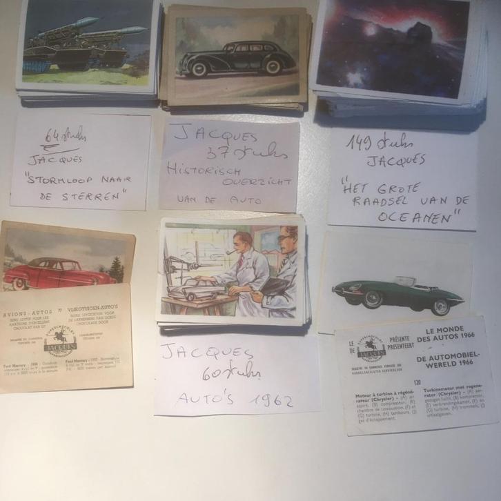 370 prenten JACQUES chocolade, Verzamelen, Foto's en Prenten, Ophalen