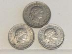 Suisse 3 pièces différentes, Timbres & Monnaies, Monnaies | Europe | Monnaies non-euro, Enlèvement ou Envoi