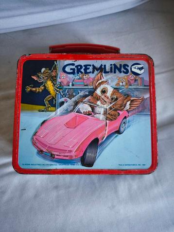 Gremlins 1984 lunch box boîte métal., Enlèvement ou Envoi, Comme neuf