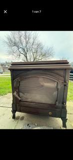 Gietijzer gaskachel, Maison & Meubles, Poêles, Enlèvement, Utilisé, Chauffage à gaz