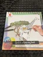 Cahier à colorier  animaux et nature 12 x 2 dessins neufs, Enlèvement ou Envoi, Neuf