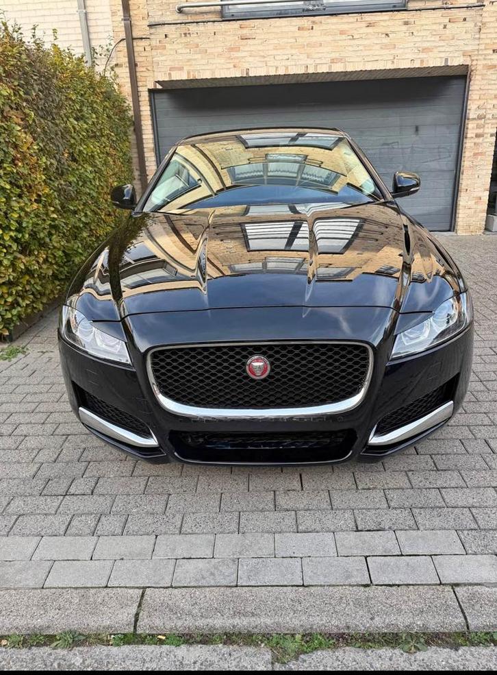 Jaguar  2019, Auto's, Jaguar, Particulier, XF, Diesel, Stadsauto, Zwart, Leder en Alcantara, Ophalen