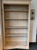 Landelijke open kast, Huis en Inrichting, Kasten | Vitrinekasten, Ophalen, 100 tot 150 cm, Eikenhout, Met lade(s)