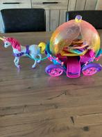 Barbie met koets, Kinderen en Baby's, Ophalen of Verzenden, Zo goed als nieuw, Barbie
