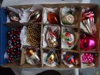 Set oude glazen kerstballen, Diversen, Kerst, Ophalen of Verzenden