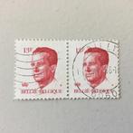 België / Belgique 2203 (paar) Boudewijn Baudouin / Velghe, Affranchi, Timbre-poste, Maison royale, Envoi