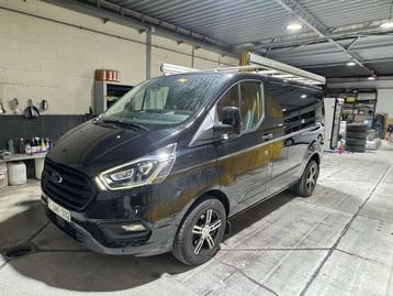 Ford Transit Custom 2000 DIESEL AUTO BLACK ÉDITION GPS CUIR beschikbaar voor biedingen