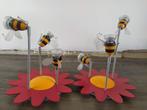 2 Lusters/armaturen bloemen/bijen voor kinderkamer(s), Huis en Inrichting, Lampen | Plafondlampen, Gebruikt, Ophalen of Verzenden