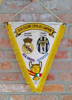 Real Madrid - Juventus FC 1986 europa cup voetbal vaandel, Verzamelen, Sportartikelen en Voetbal, Ophalen of Verzenden, Spel