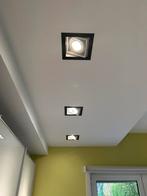 3 spots LED encastrables plafond., Maison & Meubles, Lampes | Spots, Spot encastrable ou Spot mural, Comme neuf, Métal ou Aluminium