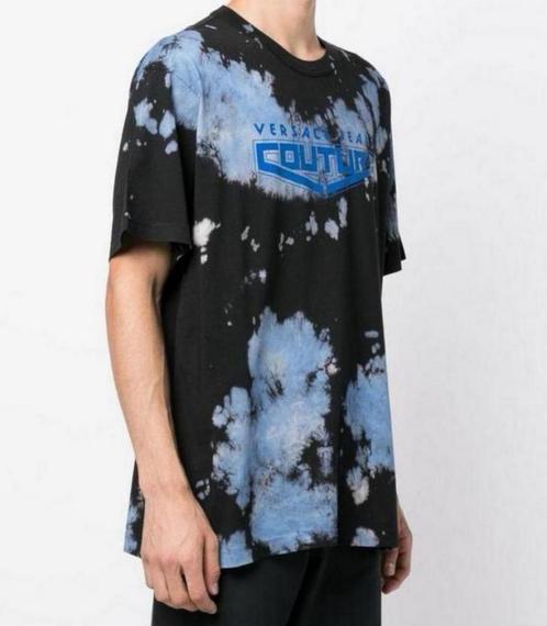 Versace Jeans Couture Tie-Dye Crewneck T-Shirt NIEUW 300$, Kleding | Heren, T-shirts, Nieuw, Ophalen of Verzenden