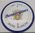 Spiegel Dentergems Witbier 51cm, Ophalen of Verzenden, Gebruikt, Reclamebord, Plaat of Schild