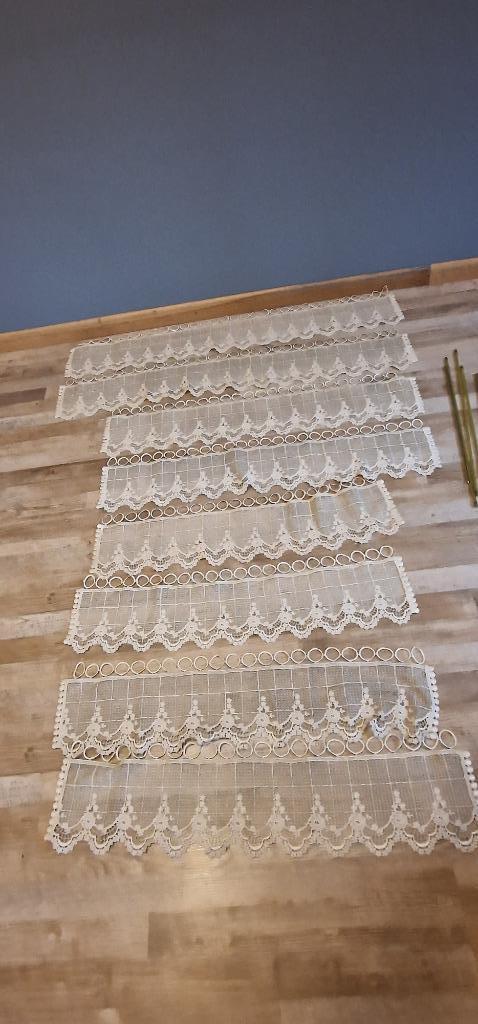Rideaux - Brises vue, Huis en Inrichting, Stoffering | Gordijnen en Lamellen, Gebruikt, Minder dan 100 cm, 50 tot 100 cm, Overige kleuren