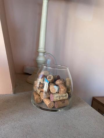 Pot en verre décoration, Enlèvement ou Envoi, Comme neuf