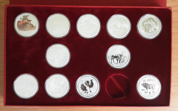 LUNAR II (2 oz), Postzegels en Munten, Edelmetalen en Baren, Zilver, Ophalen of Verzenden