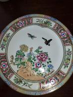 belle assiette en porcelaine, chinoise peinte à la main, Antiquités & Art, Enlèvement ou Envoi