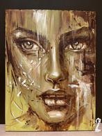 Origineel expressief modern schilderij Mk Art, Ophalen of Verzenden