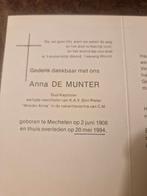 Doodsprentje oud kajotster, Verzamelen, Bidprentjes en Rouwkaarten, Ophalen of Verzenden