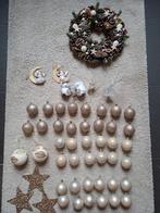 Décorations de Noël dorées et crème, Divers, Enlèvement, Comme neuf