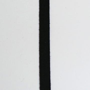 5842) 5m katoenen band zwart 1cm breed beschikbaar voor biedingen