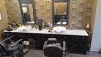 Double meuble barbier, Ophalen