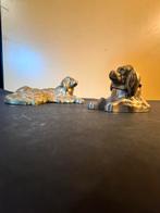 2 bronzen honden, Ophalen of Verzenden