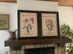2 kaders met bloemen, Huis en Inrichting, Woonaccessoires | Lijsten, Ophalen, Gebruikt