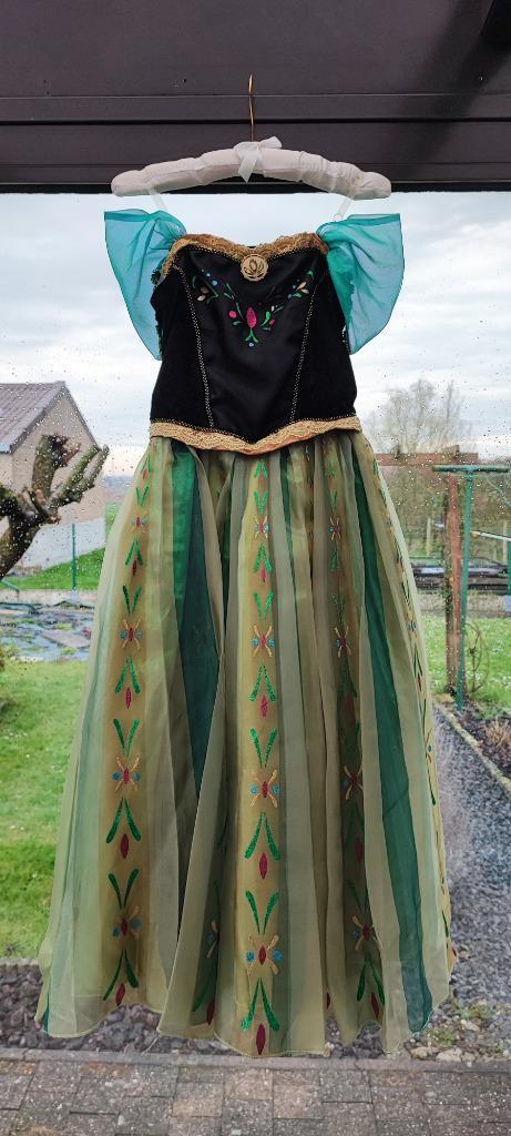 Robe de princesse Anna robe Couronnement Frozen, Enfants & Bébés, Costumes de carnaval & Déguisements, Utilisé, Fille, 146 à 152