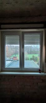 Pvc raam dubbel glas, Doe-het-zelf en Bouw, Glas en Ramen, Ophalen, Gevelraam of Ruit, 120 tot 160 cm, Zo goed als nieuw