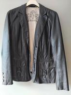 Twee dames jassen van zwart leer, Kleding | Dames, Ophalen, Zo goed als nieuw, Maat 42/44 (L), Zwart