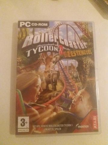 CD-ROM ATARI pour PC : Livre animalier Rollercoaster TYCOON, Enlèvement ou Envoi, Autres modèles, 1 joueur, Aventure et Action
