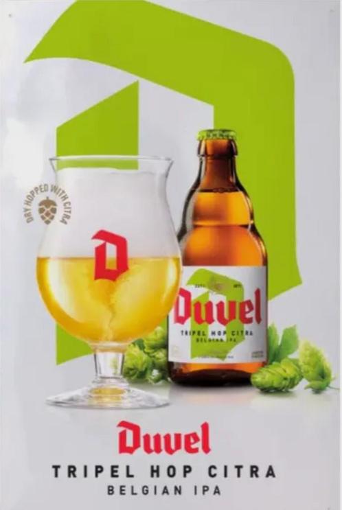 Reclamebord vintage Duvel (5) - mancave poolhouse nieuw, Verzamelen, Merken en Reclamevoorwerpen, Nieuw, Reclamebord, Ophalen of Verzenden