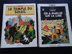 2 POP-HOP Tintin - Le Temple du soleil + Lune, Plusieurs BD, Utilisé, Enlèvement ou Envoi, Hergé