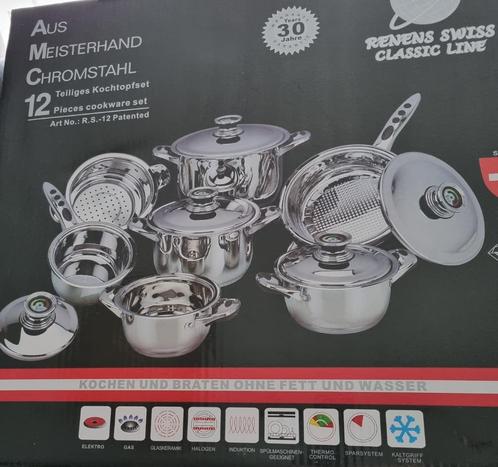 kookpotten, Huis en Inrichting, Keuken | Potten en Pannen, Nieuw, Pannenset, Inox, Ophalen