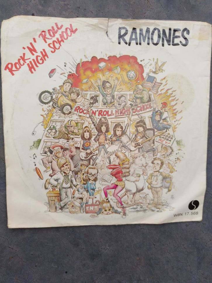 RAMONES: "Rock 'n' roll highschool" - Punkrocktopper!, Cd's en Dvd's, Vinyl Singles, Zo goed als nieuw, Single, Rock en Metal