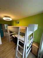 Lifetime hoogslaper met bureau, Huis en Inrichting, Slaapkamer | Stapelbedden en Hoogslapers, Ophalen, Gebruikt, Eenpersoons, 160 tot 180 cm