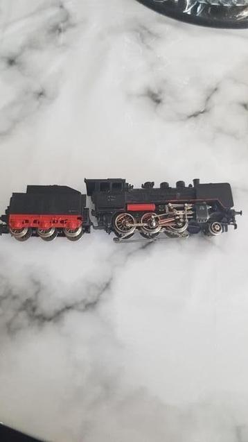 Traim miniature marklin 2 loco et un wagon charbon et..., Enlèvement ou Envoi, Comme neuf, Wagon