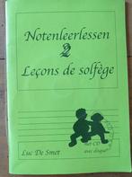 Boek „Solfege lessons 2" (Luc De Smet), Muziek en Instrumenten, Bladmuziek, Ophalen, Gebruikt, Klassiek, Les of Cursus