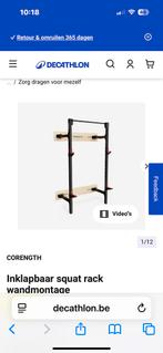 Squad rack met bench en olympische bar 220 cm, Sport en Fitness, Ophalen, Zo goed als nieuw