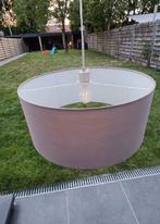 Ronde luster + lamp, Huis en Inrichting, Ophalen, Zo goed als nieuw, Landelijk
