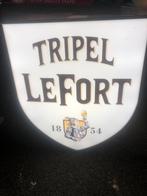Prachtige grote lichtreclame bier tripel le fort, Ophalen, Zo goed als nieuw