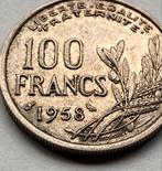 France 100 francs 1958 chouette Cochet rare, Timbres & Monnaies, France