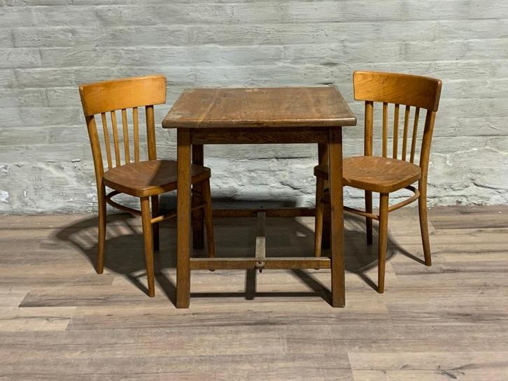 2 tafeltjes - 70 x 70 cm + 75 cm hoog / prijs per tafeltje, Huis en Inrichting, Tafels | Eettafels, Gebruikt, 50 tot 100 cm, 50 tot 100 cm