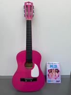 Houten K3 Gitaar met Nylon Snaren Roze 76CM, Ophalen of Verzenden, Zo goed als nieuw, Ontdekken, Met geluid