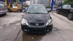 Honda civic 1400cc essence 2004 102000km clim GARANTIE, Voorwielaandrijving, Stof, Zwart, 1396 cc