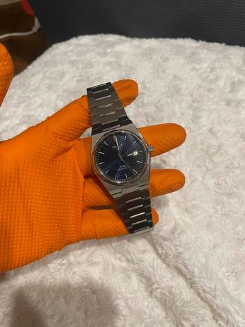 Cadran gaufré bleu Tissot PRX Powermatic 80 40 mm, Enlèvement, Comme neuf