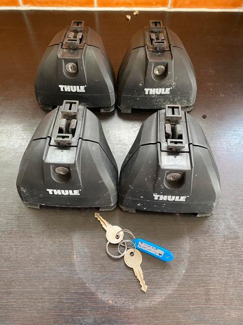 Thule Rapid System 753 + Kit 186035 voor dakdragers, Autos : Divers, Porte-bagages, Utilisé, Enlèvement ou Envoi