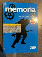Memoria 5.1 lwb, Boeken, Schoolboeken, ASO, Geschiedenis, Nieuw, Ophalen of Verzenden