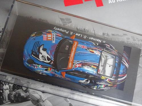 Porsche 911 GT3 RSR Flying Lizard Le Mans 2011 Spark 1/43, Hobby en Vrije tijd, Modelauto's | 1:43, Zo goed als nieuw, Auto, Overige merken